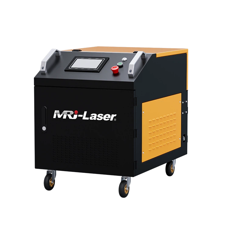 Ahşap yüzey işlemi için 200watt darbeli lazer temizleme makinesi