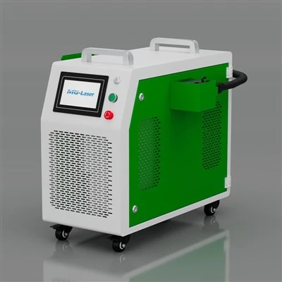 Pas Giderme İçin 1500W Hava Soğutmalı Ekonomik CW Lazer Temizleme Makinesi.