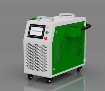 Pas Temizleme için Taşınabilir 2000W Hava Soğutma Ekonomik CW Lazer Temizleme Makinesi