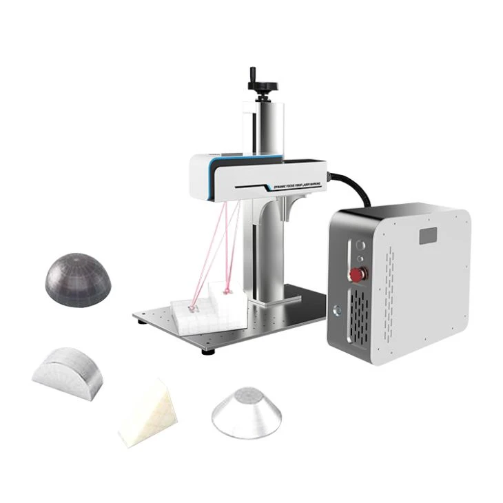 20W Mini Taşınabilir 3D Fiber Lazer Gravür Makinesi Düşük Fiyat